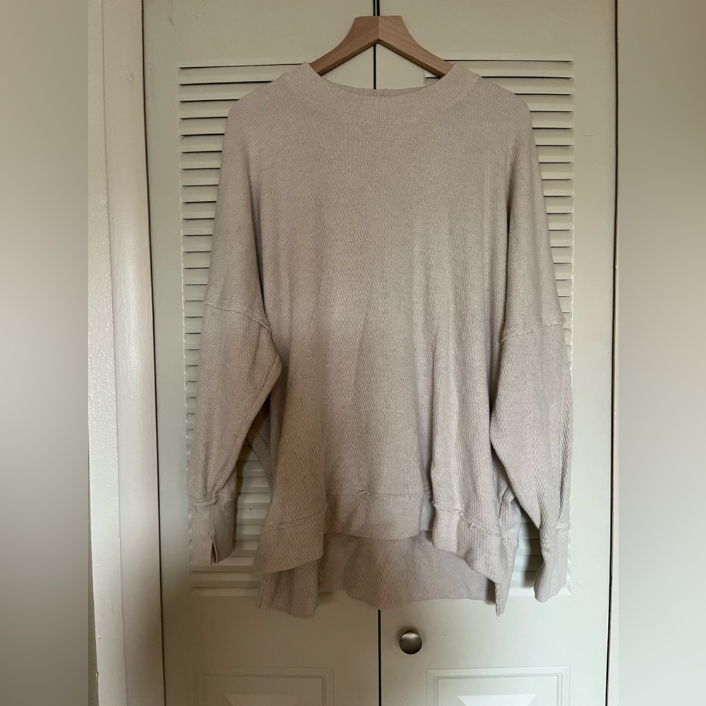 • Cream Aerie Sweater •